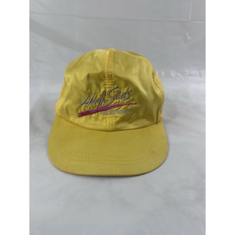 High Sea Foul Weather Gear Hat Cap 100% Nylon Made In Korea Vintage